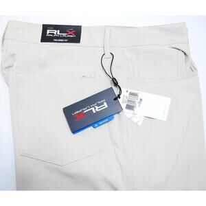 NEW RLX RALPH LAUREN SPORT GOLF TAILORED FIT PANTS SAND 32 X 32 $125